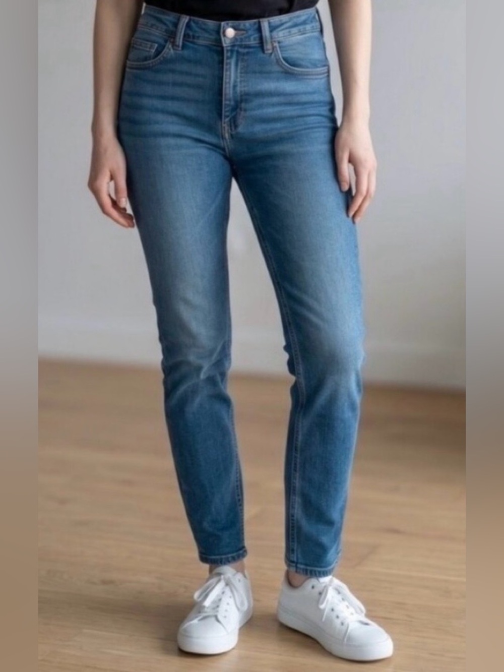 Eileen Fisher Organic Cotton 10.5” high rise denim jeans